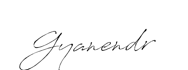 Gyanendr stylish signature style. Best Handwritten Sign (Antro_Vectra) for my name. Handwritten Signature Collection Ideas for my name Gyanendr. Gyanendr signature style 6 images and pictures png