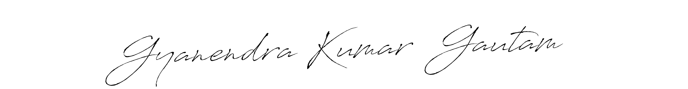 Also we have Gyanendra Kumar  Gautam name is the best signature style. Create professional handwritten signature collection using Antro_Vectra autograph style. Gyanendra Kumar  Gautam signature style 6 images and pictures png