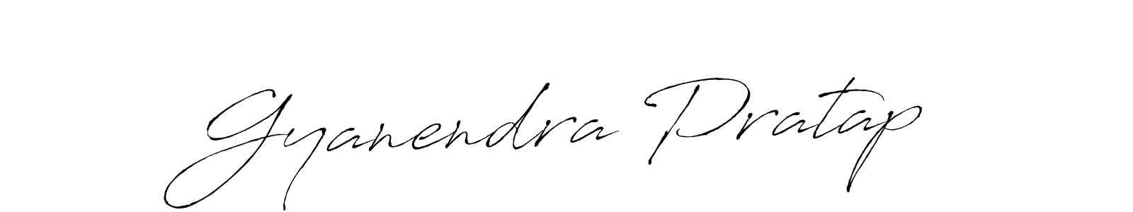 Make a beautiful signature design for name Gyanendra Pratap. With this signature (Antro_Vectra) style, you can create a handwritten signature for free. Gyanendra Pratap signature style 6 images and pictures png