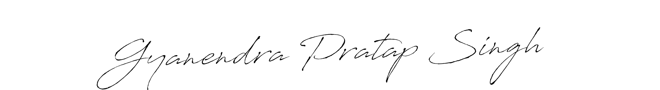 Make a beautiful signature design for name Gyanendra Pratap Singh. With this signature (Antro_Vectra) style, you can create a handwritten signature for free. Gyanendra Pratap Singh signature style 6 images and pictures png