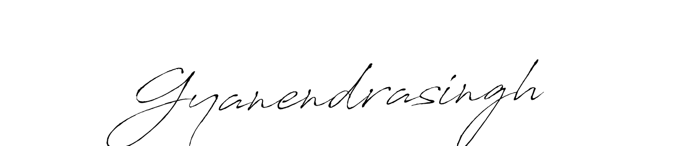 Make a beautiful signature design for name Gyanendrasingh. With this signature (Antro_Vectra) style, you can create a handwritten signature for free. Gyanendrasingh signature style 6 images and pictures png