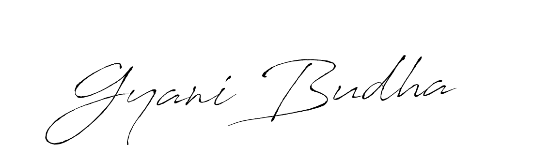 Design your own signature with our free online signature maker. With this signature software, you can create a handwritten (Antro_Vectra) signature for name Gyani Budha. Gyani Budha signature style 6 images and pictures png