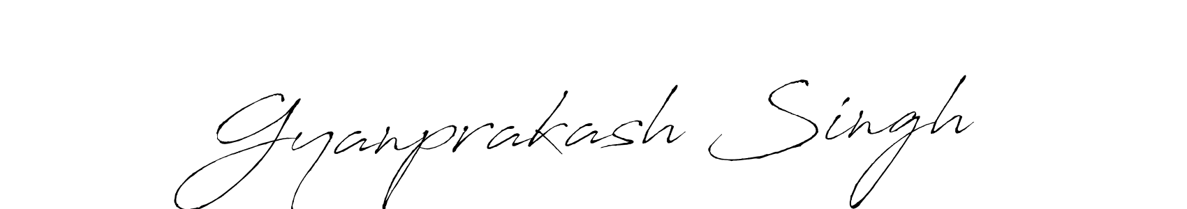 Antro_Vectra is a professional signature style that is perfect for those who want to add a touch of class to their signature. It is also a great choice for those who want to make their signature more unique. Get Gyanprakash Singh name to fancy signature for free. Gyanprakash Singh signature style 6 images and pictures png