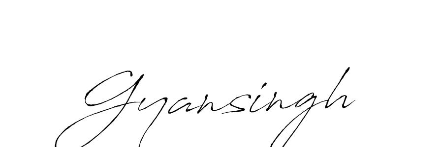 Create a beautiful signature design for name Gyansingh. With this signature (Antro_Vectra) fonts, you can make a handwritten signature for free. Gyansingh signature style 6 images and pictures png
