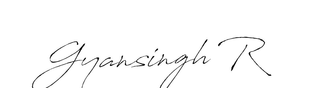 Also You can easily find your signature by using the search form. We will create Gyansingh R name handwritten signature images for you free of cost using Antro_Vectra sign style. Gyansingh R signature style 6 images and pictures png