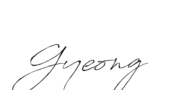 Gyeong stylish signature style. Best Handwritten Sign (Antro_Vectra) for my name. Handwritten Signature Collection Ideas for my name Gyeong. Gyeong signature style 6 images and pictures png