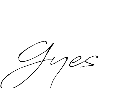 Also we have Gyes name is the best signature style. Create professional handwritten signature collection using Antro_Vectra autograph style. Gyes signature style 6 images and pictures png