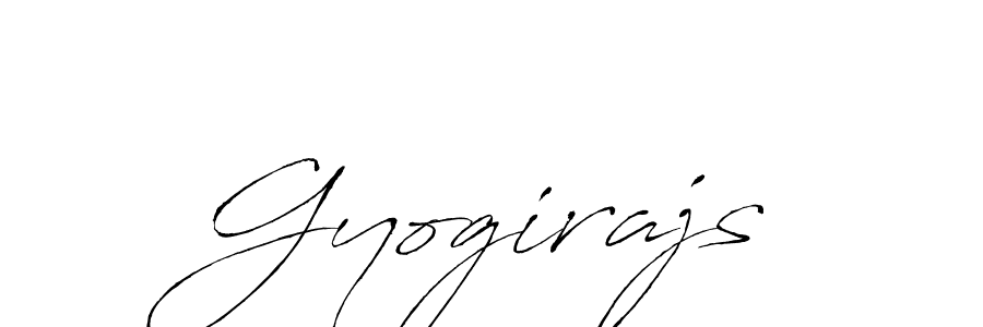 The best way (Antro_Vectra) to make a short signature is to pick only two or three words in your name. The name Gyogirajs include a total of six letters. For converting this name. Gyogirajs signature style 6 images and pictures png