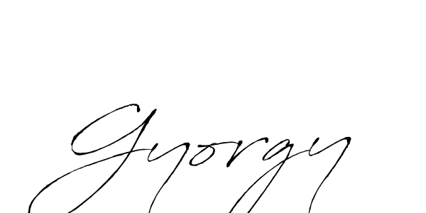 Antro_Vectra is a professional signature style that is perfect for those who want to add a touch of class to their signature. It is also a great choice for those who want to make their signature more unique. Get Gyorgy name to fancy signature for free. Gyorgy signature style 6 images and pictures png