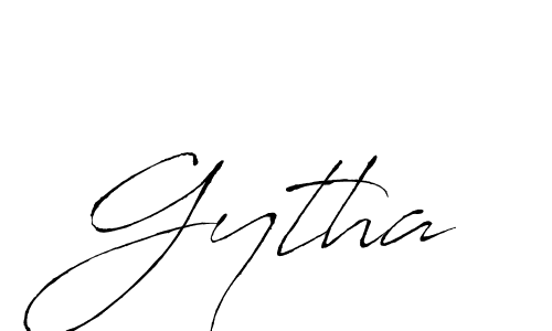 Make a beautiful signature design for name Gytha. With this signature (Antro_Vectra) style, you can create a handwritten signature for free. Gytha signature style 6 images and pictures png