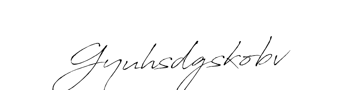 Use a signature maker to create a handwritten signature online. With this signature software, you can design (Antro_Vectra) your own signature for name Gyuhsdgskobv. Gyuhsdgskobv signature style 6 images and pictures png