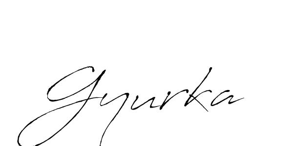 Create a beautiful signature design for name Gyurka. With this signature (Antro_Vectra) fonts, you can make a handwritten signature for free. Gyurka signature style 6 images and pictures png
