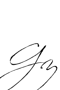 Create a beautiful signature design for name Gz. With this signature (Antro_Vectra) fonts, you can make a handwritten signature for free. Gz signature style 6 images and pictures png