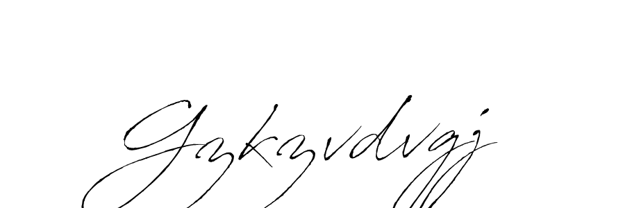 Create a beautiful signature design for name Gzkzvdvgj. With this signature (Antro_Vectra) fonts, you can make a handwritten signature for free. Gzkzvdvgj signature style 6 images and pictures png