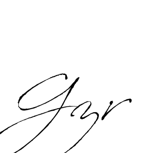 How to make Gzr name signature. Use Antro_Vectra style for creating short signs online. This is the latest handwritten sign. Gzr signature style 6 images and pictures png