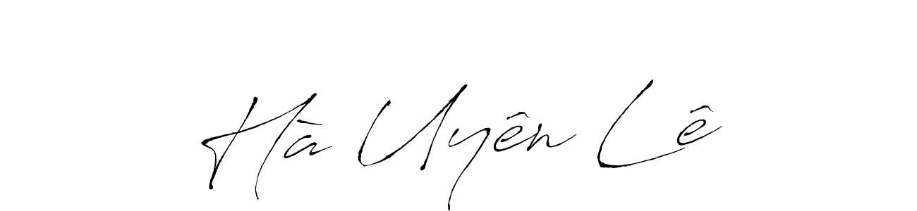 Once you've used our free online signature maker to create your best signature Antro_Vectra style, it's time to enjoy all of the benefits that Hà Uyên Lê name signing documents. Hà Uyên Lê signature style 6 images and pictures png