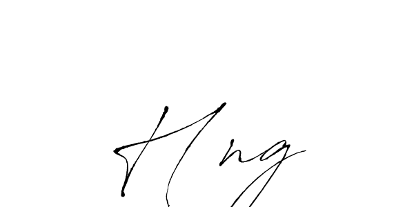 How to Draw H•ng signature style? Antro_Vectra is a latest design signature styles for name H•ng. H•ng signature style 6 images and pictures png
