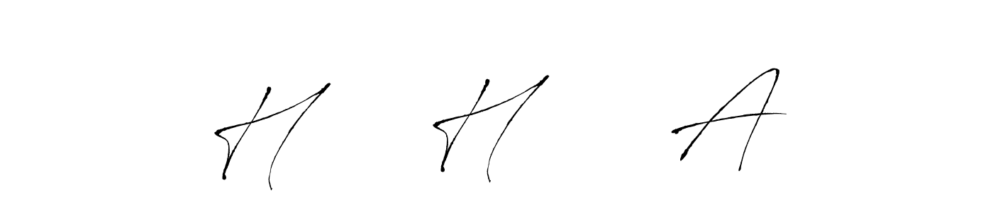 Similarly Antro_Vectra is the best handwritten signature design. Signature creator online .You can use it as an online autograph creator for name H     H      A. H     H      A signature style 6 images and pictures png