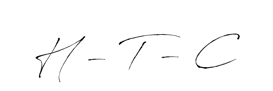 How to make H - T - C signature? Antro_Vectra is a professional autograph style. Create handwritten signature for H - T - C name. H - T - C signature style 6 images and pictures png