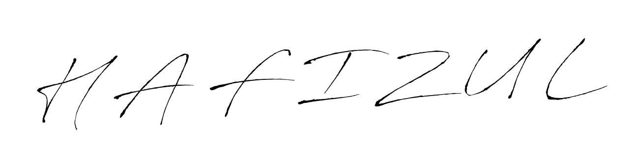 Similarly Antro_Vectra is the best handwritten signature design. Signature creator online .You can use it as an online autograph creator for name H A F I Z U L. H A F I Z U L signature style 6 images and pictures png