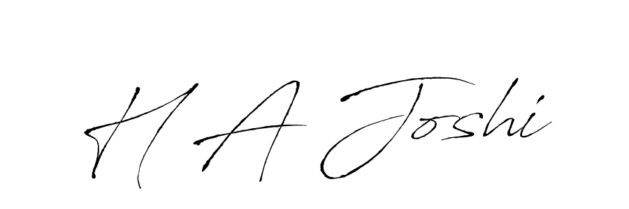 Once you've used our free online signature maker to create your best signature Antro_Vectra style, it's time to enjoy all of the benefits that H A Joshi name signing documents. H A Joshi signature style 6 images and pictures png