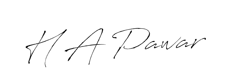 Also we have H A Pawar name is the best signature style. Create professional handwritten signature collection using Antro_Vectra autograph style. H A Pawar signature style 6 images and pictures png