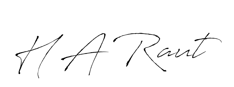 Make a beautiful signature design for name H A Raut. Use this online signature maker to create a handwritten signature for free. H A Raut signature style 6 images and pictures png