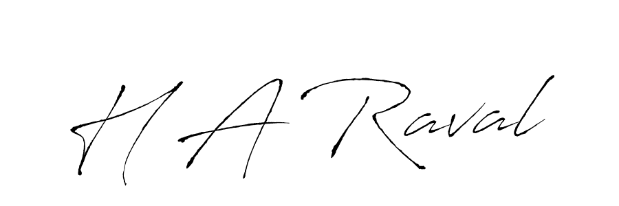 Similarly Antro_Vectra is the best handwritten signature design. Signature creator online .You can use it as an online autograph creator for name H A Raval. H A Raval signature style 6 images and pictures png