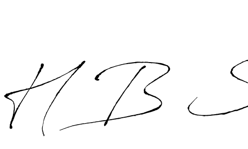 H B S stylish signature style. Best Handwritten Sign (Antro_Vectra) for my name. Handwritten Signature Collection Ideas for my name H B S. H B S signature style 6 images and pictures png