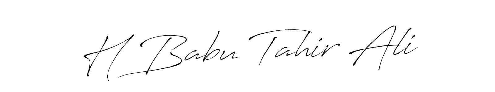 Here are the top 10 professional signature styles for the name H Babu Tahir Ali. These are the best autograph styles you can use for your name. H Babu Tahir Ali signature style 6 images and pictures png