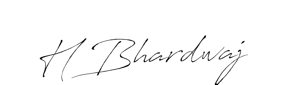 H Bhardwaj stylish signature style. Best Handwritten Sign (Antro_Vectra) for my name. Handwritten Signature Collection Ideas for my name H Bhardwaj. H Bhardwaj signature style 6 images and pictures png