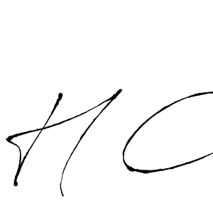 Also we have H C name is the best signature style. Create professional handwritten signature collection using Antro_Vectra autograph style. H C signature style 6 images and pictures png