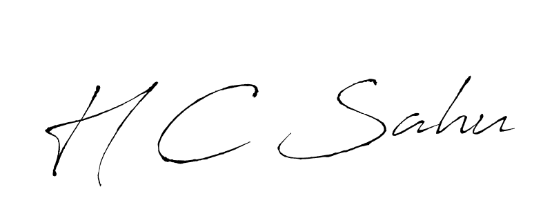 This is the best signature style for the H C Sahu name. Also you like these signature font (Antro_Vectra). Mix name signature. H C Sahu signature style 6 images and pictures png