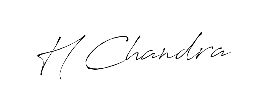 How to make H Chandra signature? Antro_Vectra is a professional autograph style. Create handwritten signature for H Chandra name. H Chandra signature style 6 images and pictures png