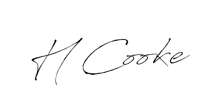 Use a signature maker to create a handwritten signature online. With this signature software, you can design (Antro_Vectra) your own signature for name H Cooke. H Cooke signature style 6 images and pictures png