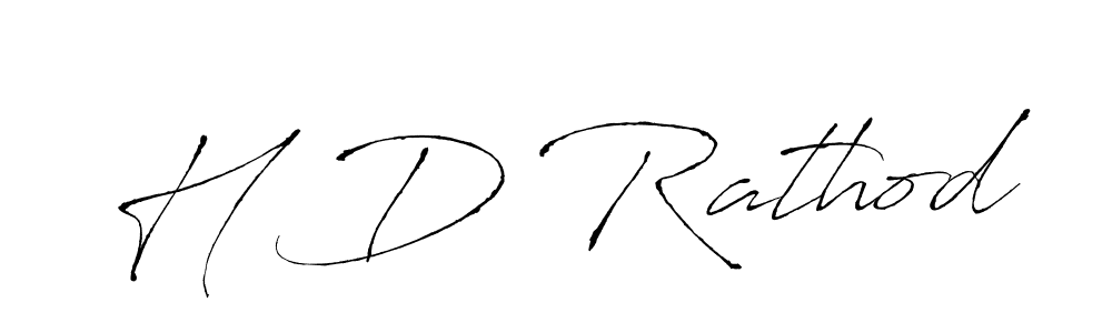 Also we have H D Rathod name is the best signature style. Create professional handwritten signature collection using Antro_Vectra autograph style. H D Rathod signature style 6 images and pictures png
