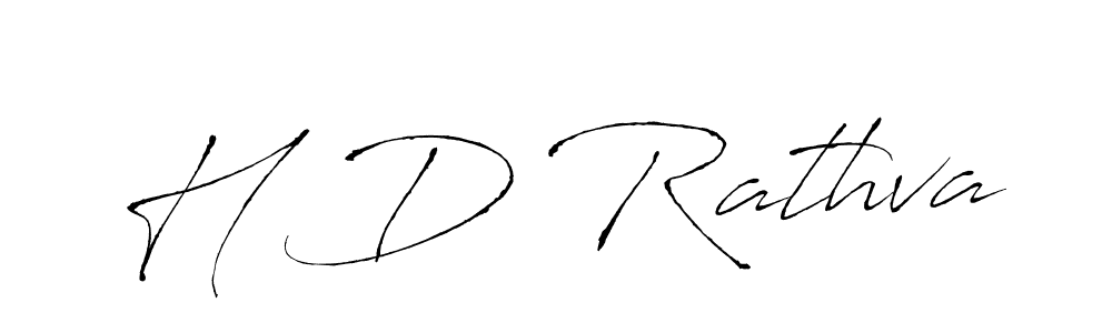 It looks lik you need a new signature style for name H D Rathva. Design unique handwritten (Antro_Vectra) signature with our free signature maker in just a few clicks. H D Rathva signature style 6 images and pictures png