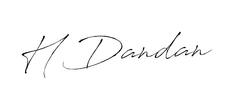 Also we have H Dandan name is the best signature style. Create professional handwritten signature collection using Antro_Vectra autograph style. H Dandan signature style 6 images and pictures png