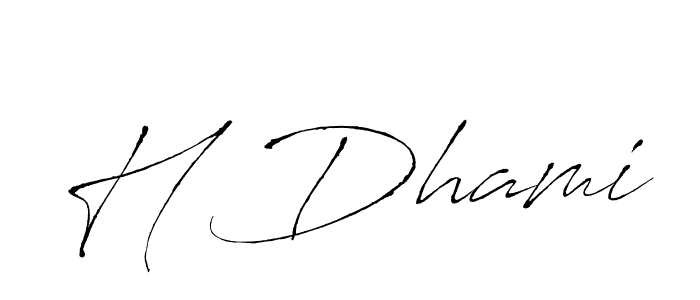 Similarly Antro_Vectra is the best handwritten signature design. Signature creator online .You can use it as an online autograph creator for name H Dhami. H Dhami signature style 6 images and pictures png