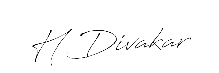 Also You can easily find your signature by using the search form. We will create H Divakar name handwritten signature images for you free of cost using Antro_Vectra sign style. H Divakar signature style 6 images and pictures png