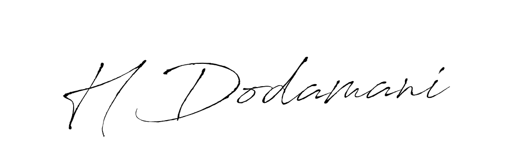 You can use this online signature creator to create a handwritten signature for the name H Dodamani. This is the best online autograph maker. H Dodamani signature style 6 images and pictures png