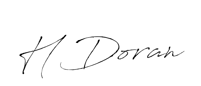 Use a signature maker to create a handwritten signature online. With this signature software, you can design (Antro_Vectra) your own signature for name H Doran. H Doran signature style 6 images and pictures png