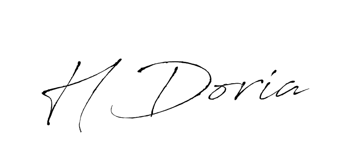 How to Draw H Doria signature style? Antro_Vectra is a latest design signature styles for name H Doria. H Doria signature style 6 images and pictures png