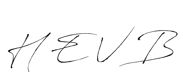 Use a signature maker to create a handwritten signature online. With this signature software, you can design (Antro_Vectra) your own signature for name H E V B. H E V B signature style 6 images and pictures png