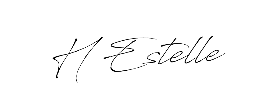 Best and Professional Signature Style for H Estelle. Antro_Vectra Best Signature Style Collection. H Estelle signature style 6 images and pictures png