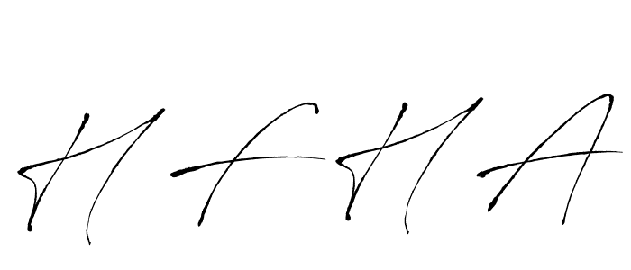 Design your own signature with our free online signature maker. With this signature software, you can create a handwritten (Antro_Vectra) signature for name H F H A. H F H A signature style 6 images and pictures png