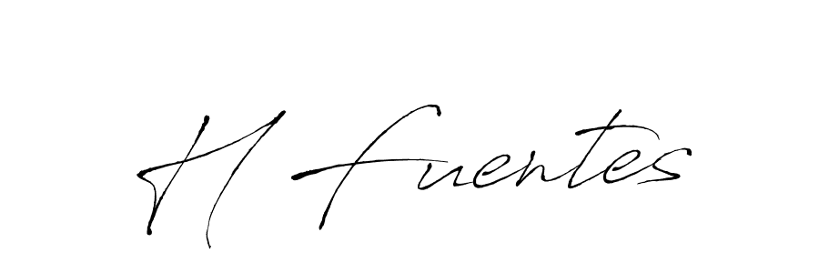 How to make H Fuentes signature? Antro_Vectra is a professional autograph style. Create handwritten signature for H Fuentes name. H Fuentes signature style 6 images and pictures png