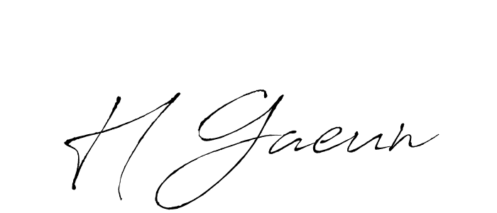 Use a signature maker to create a handwritten signature online. With this signature software, you can design (Antro_Vectra) your own signature for name H Gaeun. H Gaeun signature style 6 images and pictures png