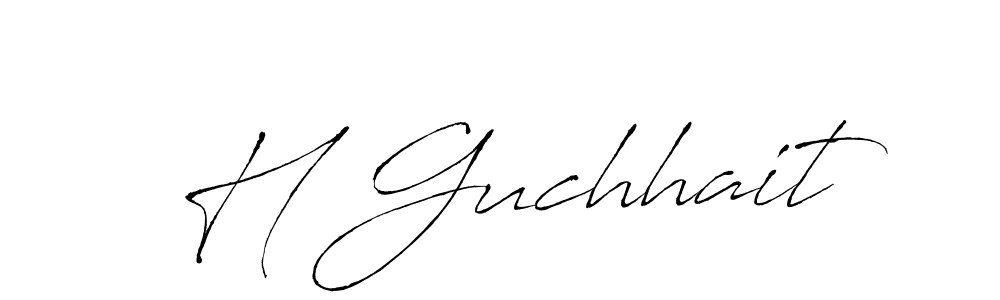 It looks lik you need a new signature style for name H Guchhait. Design unique handwritten (Antro_Vectra) signature with our free signature maker in just a few clicks. H Guchhait signature style 6 images and pictures png