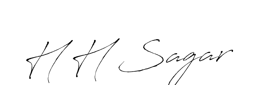 Here are the top 10 professional signature styles for the name H H Sagar. These are the best autograph styles you can use for your name. H H Sagar signature style 6 images and pictures png